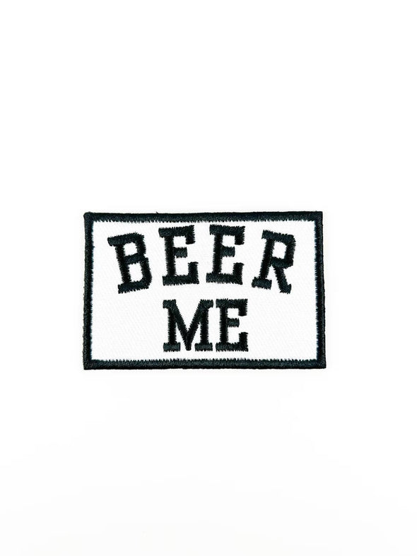 Beer Me Patch Embroidered Iron-On Patch Trucker Southern