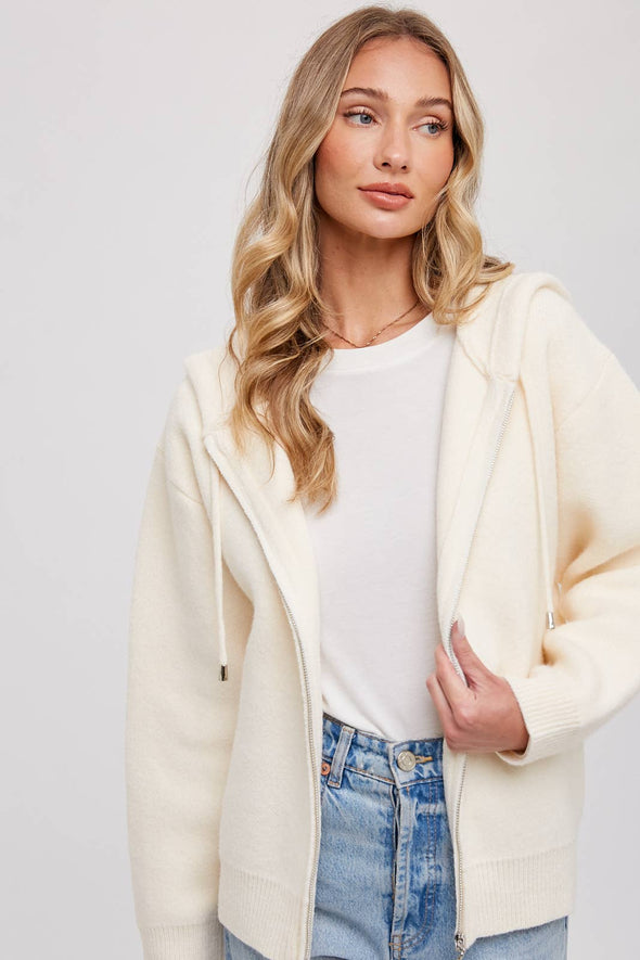 August Sweater Zip Up