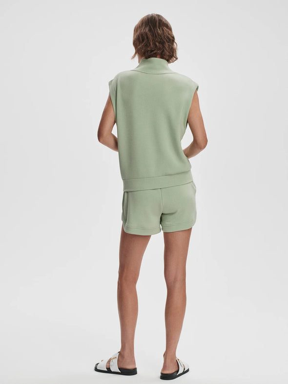 Loretta Half-Zip Sleeveless Sweat