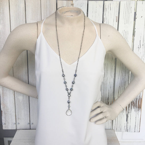 Peacock Pearl necklace