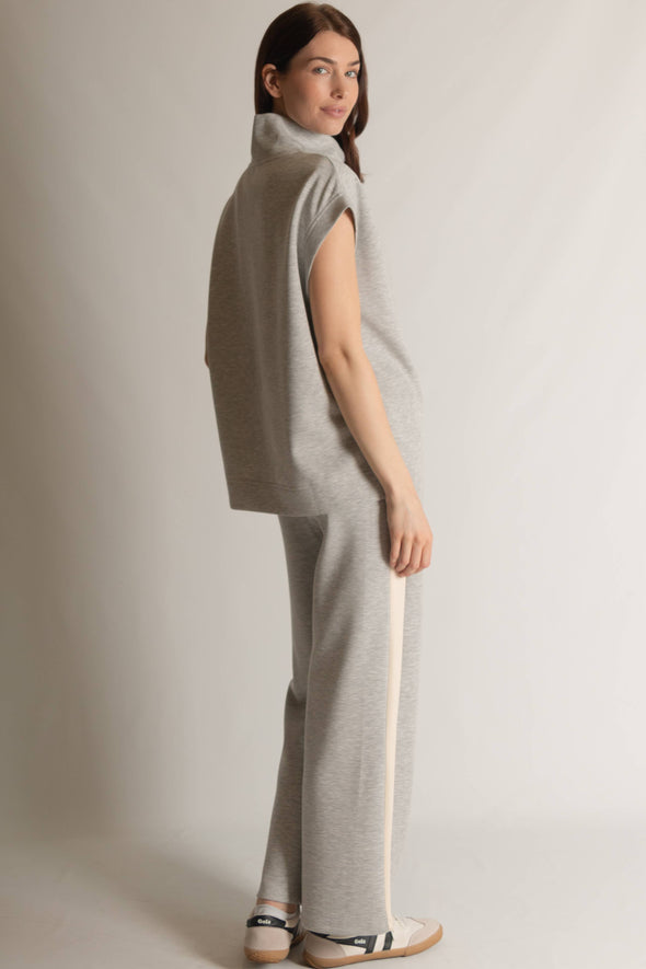 P. CILL Butter Modal Side Stripe Wide Leg Pants