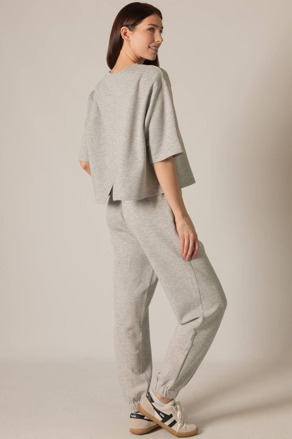 P. CILL Butter Modal Overlap Back Detail Top