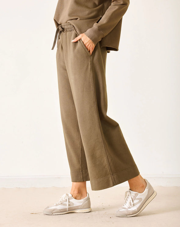 Frenchie Wide Leg Pant In Mocha