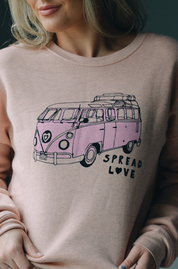 Spread Love Graphic Sweatshirt