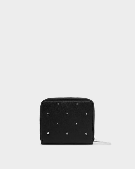Meela Studded Wallet in Black