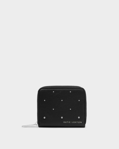 Meela Studded Wallet in Black