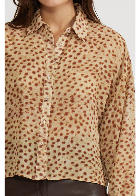 Marla Animal Long Sleeve Top