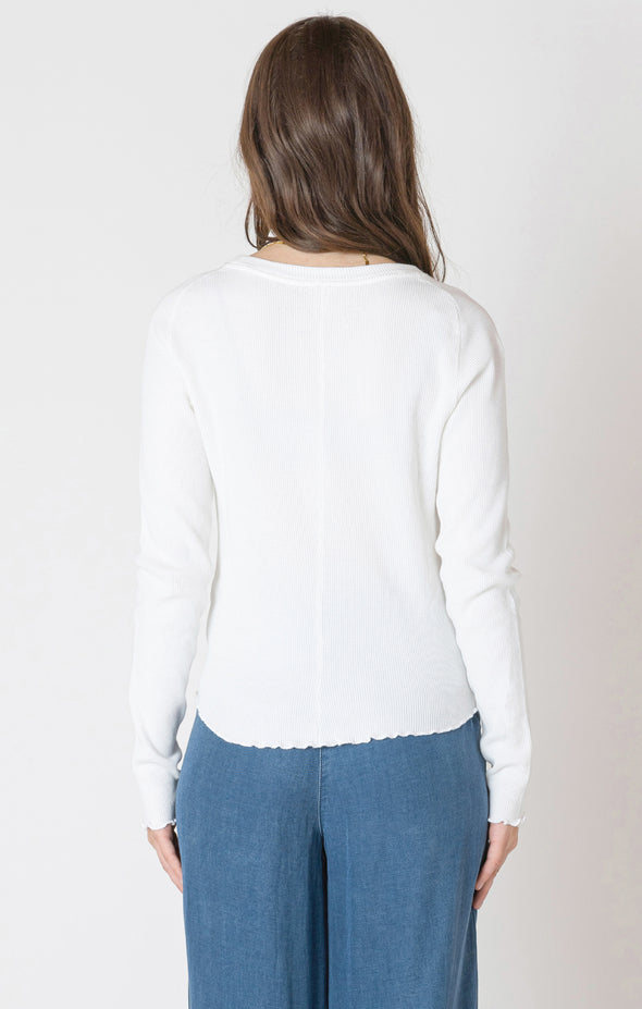 White Thermal Tee