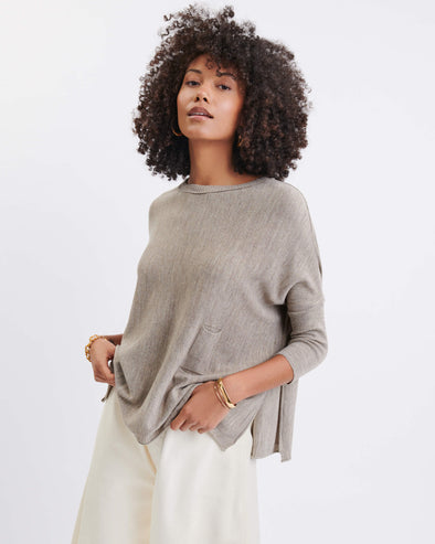 Catalina Sweater In Driftwood