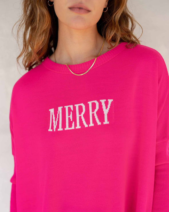 Catalina Merry Sweater In Lipstick