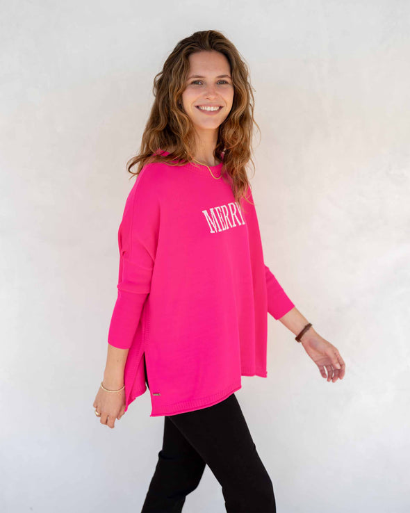 Catalina Merry Sweater In Lipstick