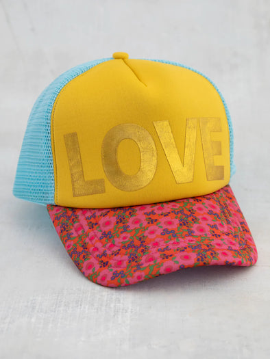 Love Adjustable Trucker Hat